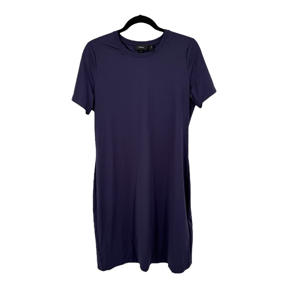 Theory Cherry Travel Jersey dress blue size Large L